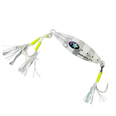 SAKANA JIGU SLOW 80G. SILVER FLASH