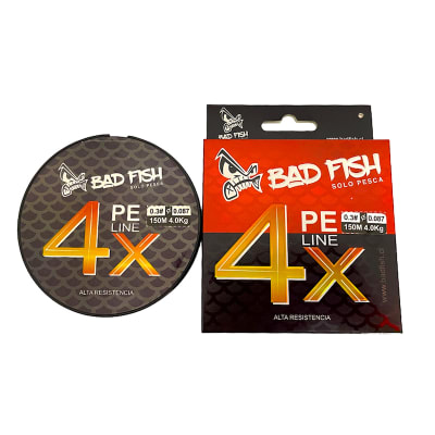 MULTIFILAMENTO BAD FISH 4X 0.087MM 150MT