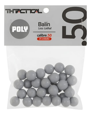 BALIN TRAUMATICO POLY THTACTICAL CAL.50 25UNI