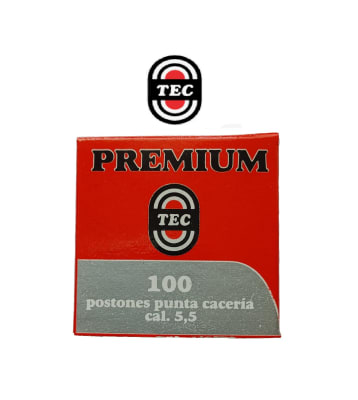 POSTON TEC PREMIUM 5.5 18GR CAJA ROJA 100PCS