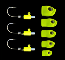 JIG HEAD 5/0 STACK TACKLE FLUOR CHASCAS