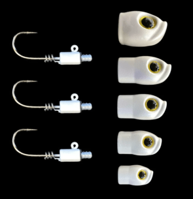 JIG HEAD 5/0 STACK TACKLE BLANCO CHASCAS