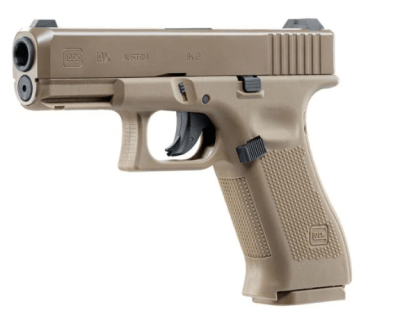PISTOLA GLOCK 19X CO2 COYOTE POSTON 4.5MM