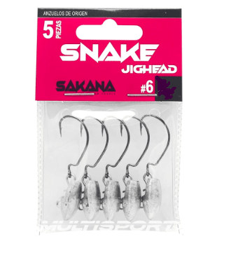 SAKANA JIGHEAD SNAKE #6 3.5GR