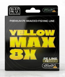 MULTIFILAMENTO ASARI YELLOW MAX 8X 0.14MM 300M