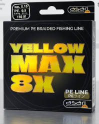 MULTIFILAMENTO ASARI YELLOW MAX 8X 0.10MM 150M