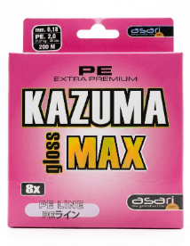 MULTIFILAMENTO KAZUMA GLOSS MAX EXTRA PREMIUN 0.18 300M