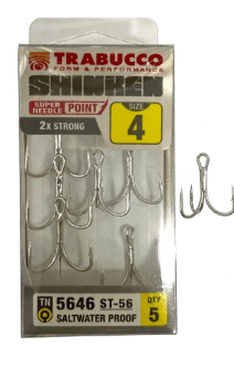 SHINKEN TREBLE HOOKS ST-56TN #046