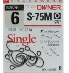 OWNER SINGLE HOOK S-75M #06