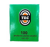 POSTON TEC MAGNUM 4.5mm 9gR PTA CACERIA X 100 CAJA VERDE