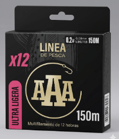 MULTIFILAMENTO AAA X12 0.08MM 150MT
