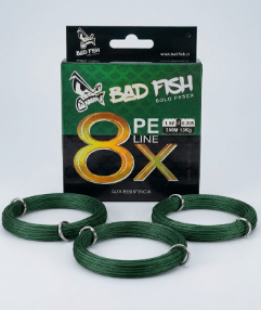 BADFISH PE LINE X8 VERDE #1.5MM/0.205MM 300M