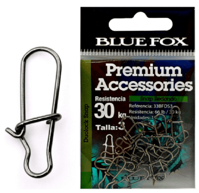 Snap  Redondo Blue Fox talla 3  resistencia 30 kg