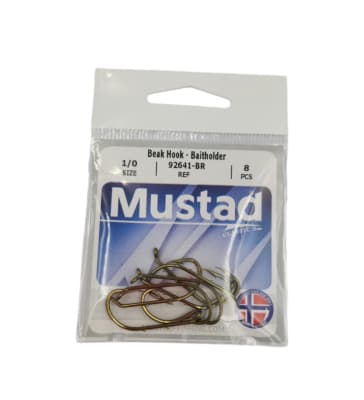 ANZUELO MUSTAD N°1/0 BRONCE GARRA AGUILA 92641-BR 