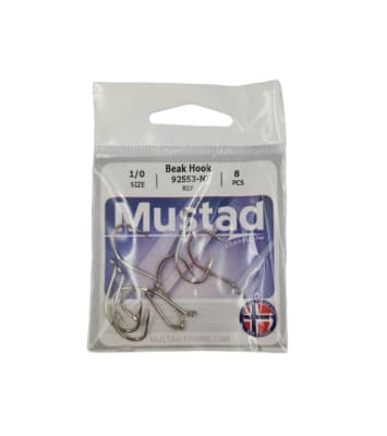 ANZUELO MUSTAD NIQUEL #1/0 92553-NI