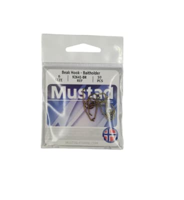 ANZUELO MUSTAD N°6 BRONCE GARRA AGUILA 92641-BR