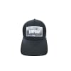 GORRO RAPALA NEGRO/MALLA BLANCA LOGO GRIS CBWG1