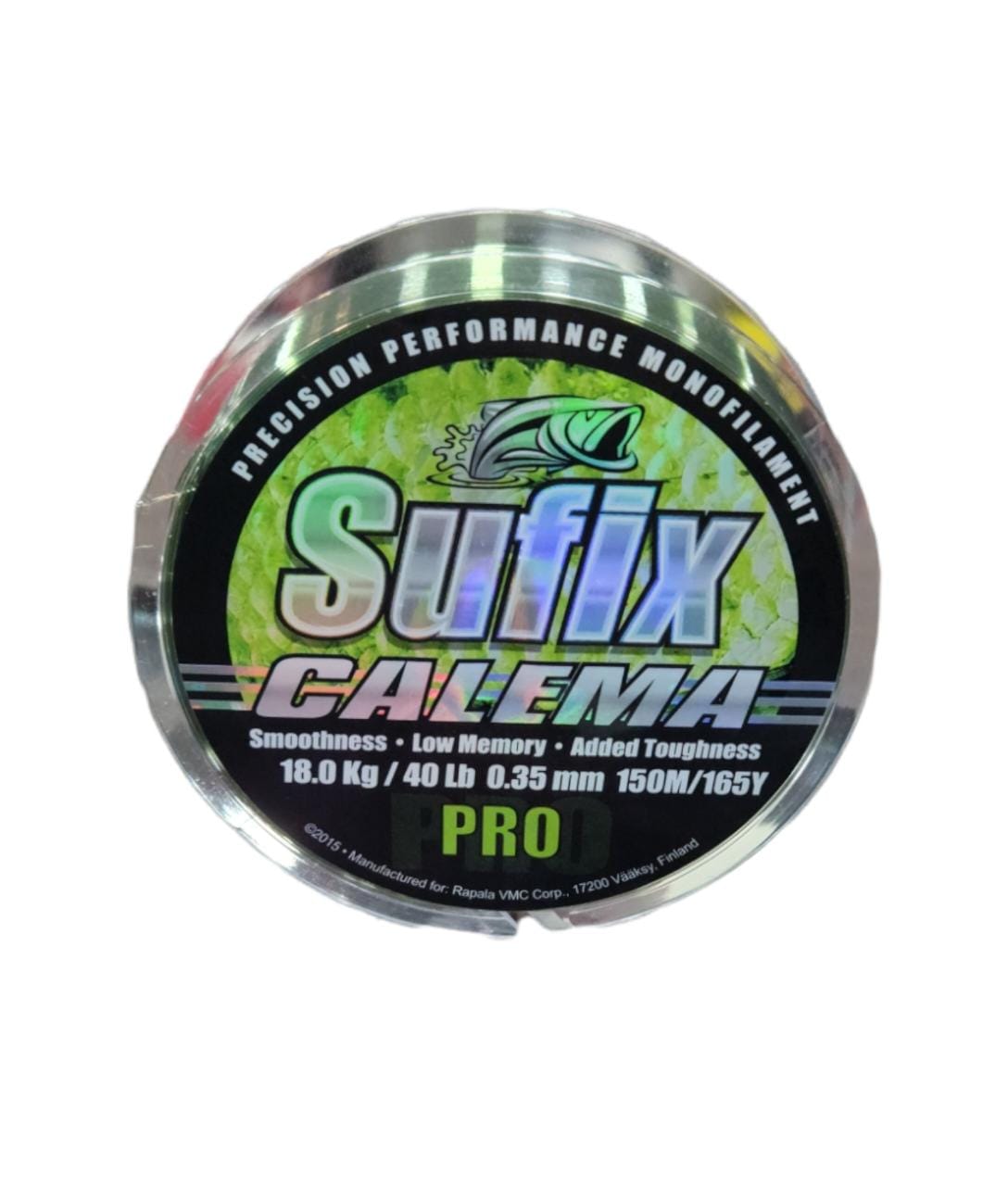 Fil De Pêche Sufix Nylon Advance G2 Yellow - 150 Mètres - Diamètre 0.16mm, Résistance 2.9kg - Couleur Jaune Haute Visibilité