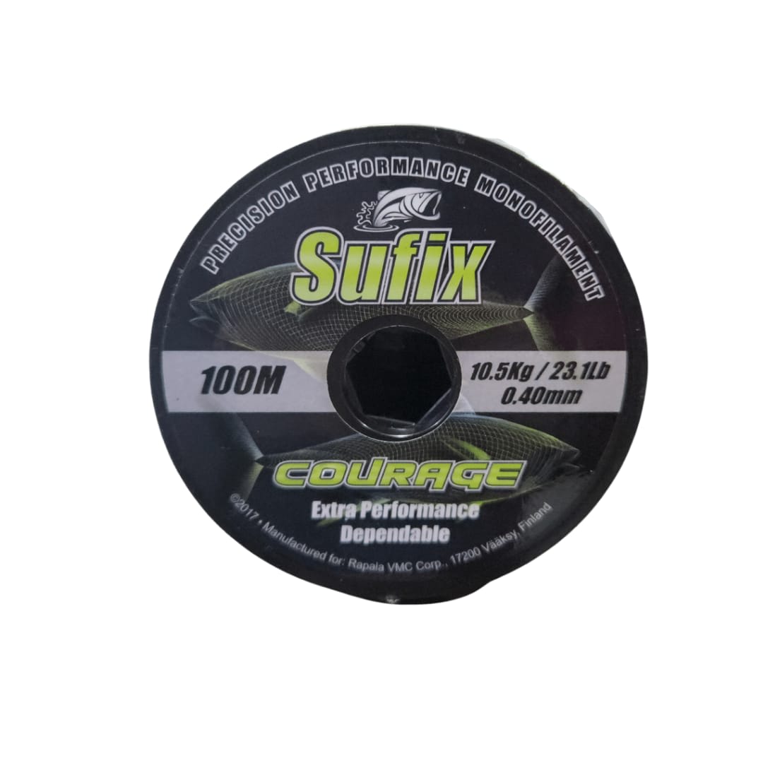 Nylon De Pêche Sufix Zippy - 0,45mm / 10kg / 100m - Monofilament Pour Pêche Au Gros