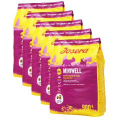 Josera Miniwell ( 5 x 900 Gr ) 4.5 Kg Josera Miniwell ( 5 x 900 Gr ) 4.5 Kg