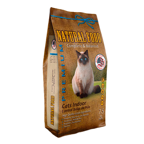 Natural Food Cats Indoor 7.5 KG HVO STORE