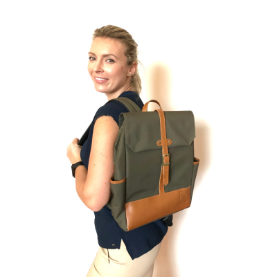 Mochila Chañar Verde Musgo Mochila Chañar Verde Musgo