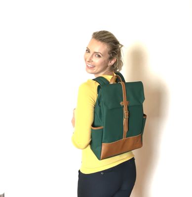 Mochila Chañar Verde Manzana Mochila Chañar Verde Manzana