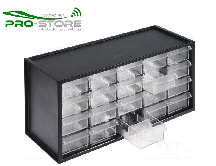 GAVETA ORGANIZADORA 20 ESPACIOS CON SEPARADORES | Pro-Store