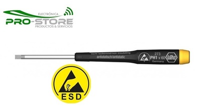 Destornillador ANTIESTATICO/ESD WIHA PALETA 4X100MM Destornillador ANTIESTATICO/ESD WIHA PALETA 4X100MM