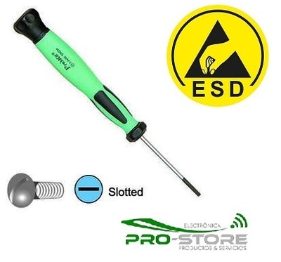 DESTORNILLADOR ANTIESTATICO PROSKIT PALETA/3.0-S5 DESTORNILLADOR ANTIESTATICO PROSKIT PALETA/3.0-S5