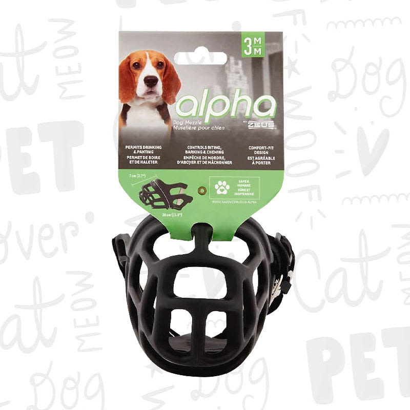 ZEUS alpha Dog Muzzle M Berlin Happy Pet Shop