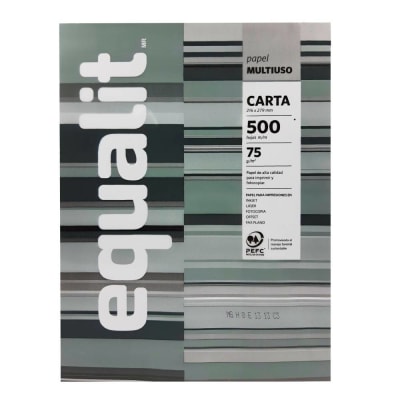 PAPEL FOTOCOPIA EQUALIT CARTA