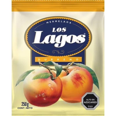 MERMELADA LOS LAGOS DURAZNO 225GR