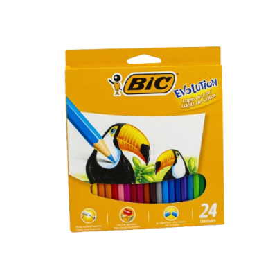 LÁPIZ DE COLOR EVOLUTION 24 UND BIC1