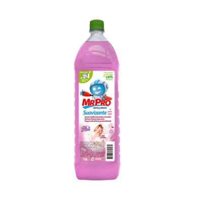Suavizante De Ropa Bebé Rosado 2 lts