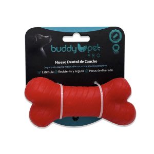 JUGUETE CAUCHO HUESO DENTAL N2 PARA PERRO1