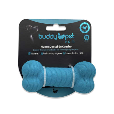 JUGUETE CAUCHO HUESO DENTAL N2 PARA PERRO