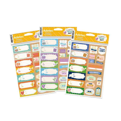 ETIQUETA PARA REGALO ADETEC - DISEÑOS SURTIDOS
