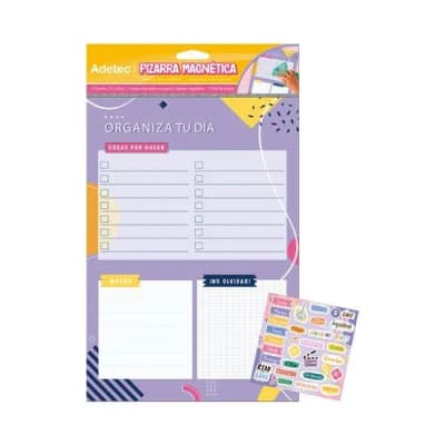 PIZARRA MAGNÉTICA PLANNER ADETEC - DISEÑO JUVENIL