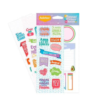 NOTAS ADETEC - PLANNER Y FRASES MOTIVACIONALES - BLOCK DE FIGURAS C/ADHESIVOS1