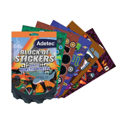 ARMA TU MONSTER WHEEL - BLOCK STICKERS