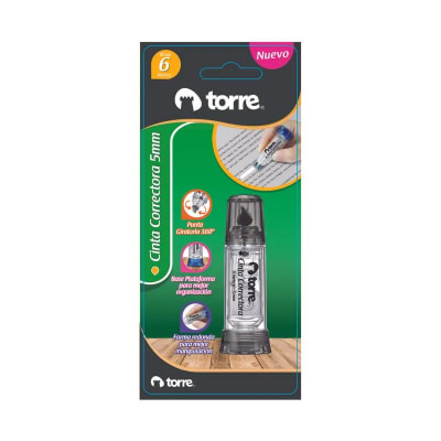 BLISTER CINTA CORRECTORA TORRE