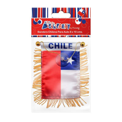 BANDERA PARA AUTO CHILE1