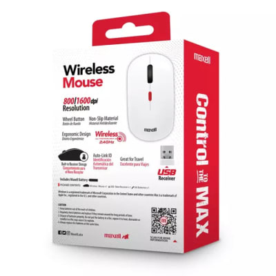 MOUSE WHITE  INALAMBRICO MOWL-100