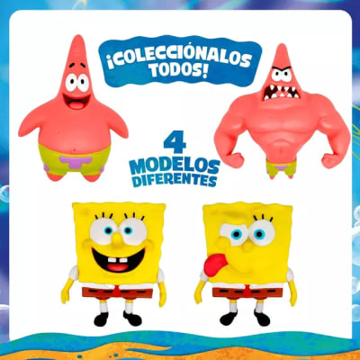 FIGURA STRECH DE GOMA BOB ESPONJA / PATRICIO