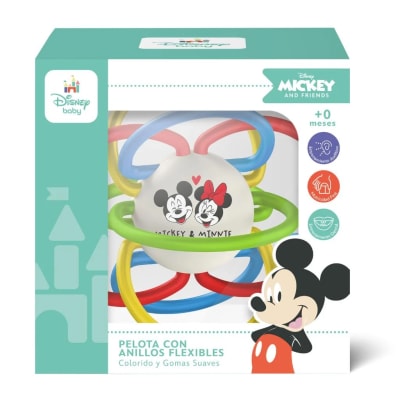 PELOTA CON ANILLOS FLEXIBLES DISNEY BABY