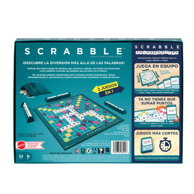 SCRABBLE 2 EN 1 MATTEL