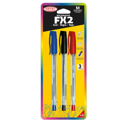 Boligrafo FX 1.0mm x 3 und (az-rj-ng)
