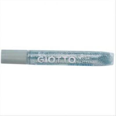 COLA GLITTER 10 ML PLATEADO GIOTTO1