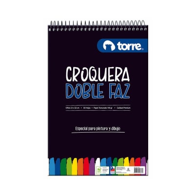 CROQUERA 21X32 DOBLE FAZ TORRE IMAGIA
